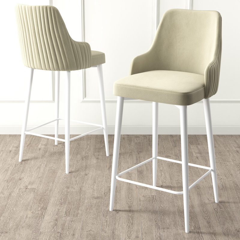 Ensemble de tabouret de bar Conway, Cappuccino, 4