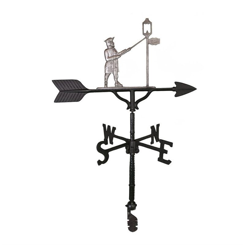 Lamplighter Weathervane, Swedish Iron