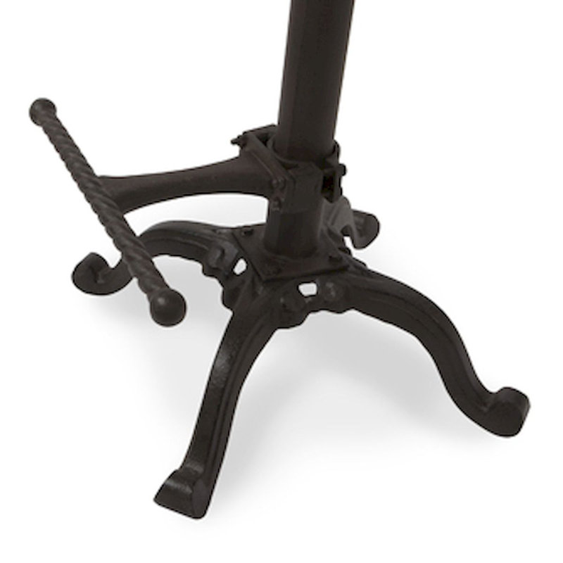 Tabouret pivotant en bois massif Rosalez