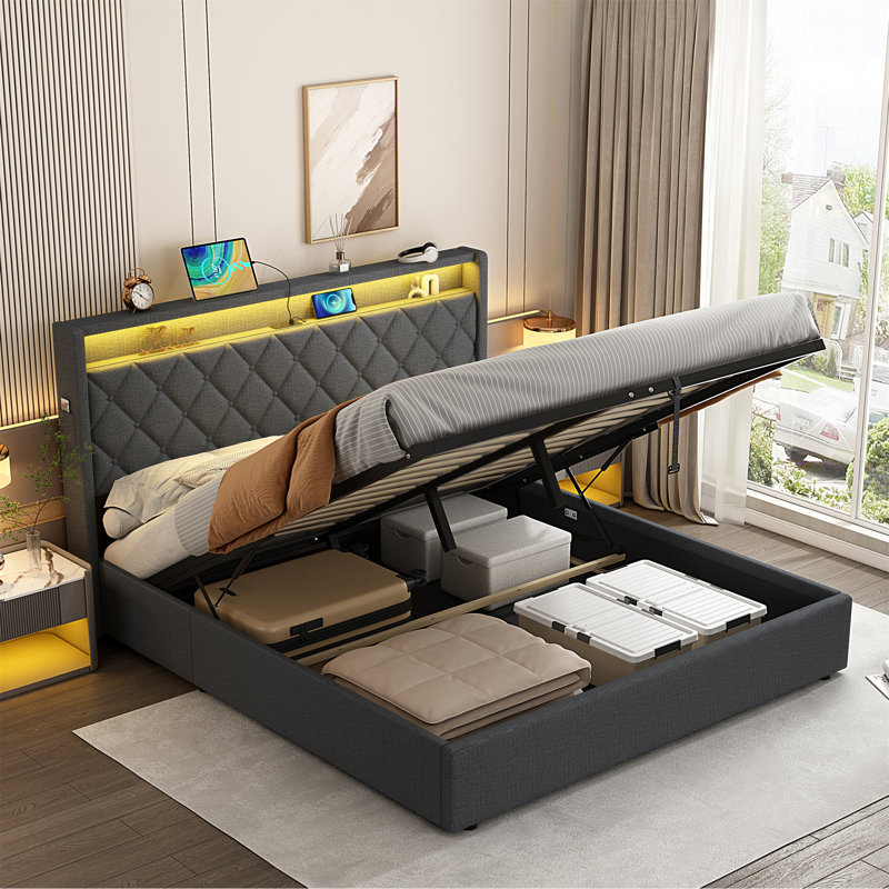 Ottoman Storage Bed, Double (4'6)