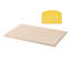 Pierre à pizza rectangulaire 51 x 36 x 1,7 cm, en cordiérite résistante à la chaleur jusqu'à 800 °C, extra large, avec racloir, idéale pour le barbecue, la cuisson du pain et des pizzas, et conçue pour le four.-119262902
