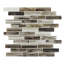 Island Antiqua 1" x 4" Glass Linear Mosaic Wall Tile-63332509
