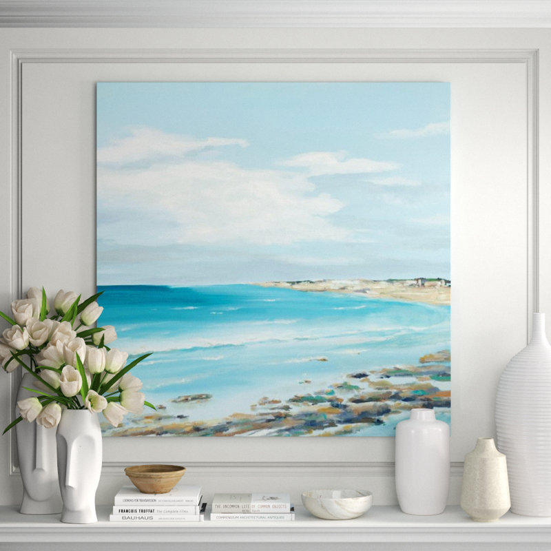 Fresh Morning Print by Sara Brown, 47" H x 47" W, Glass Coat