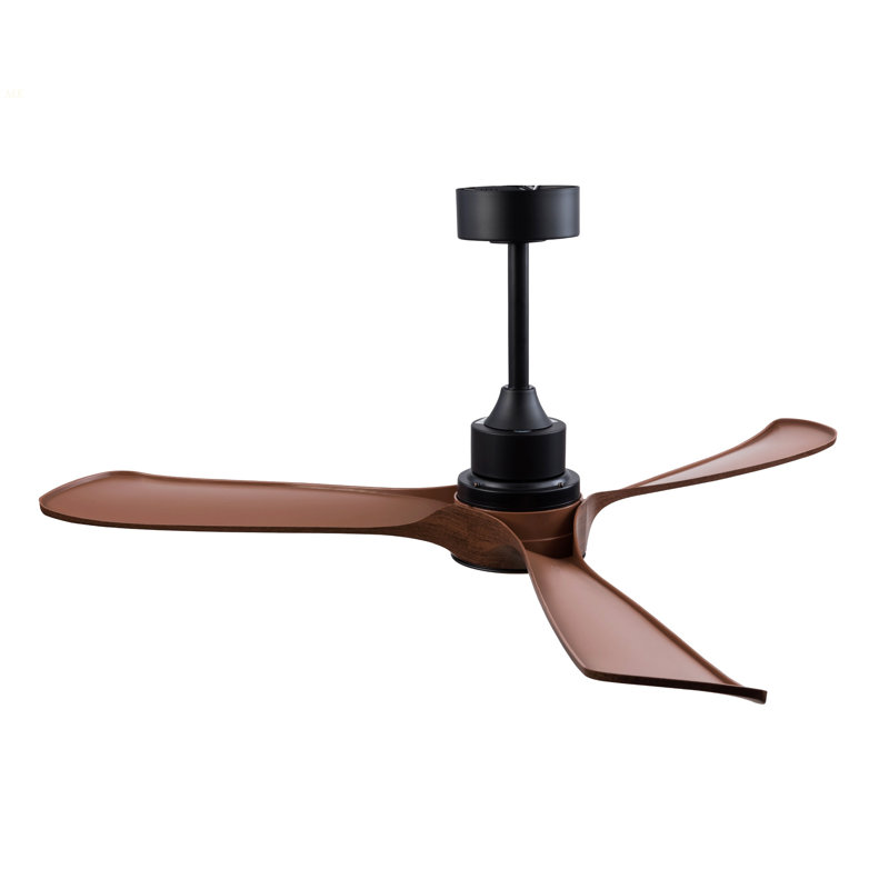 Hot Sales 52 Inch Modern Ceiling Fan With 3 Color Dimmable 3 ABS Blades Remote Control Reversible DC Motor With Led Light
