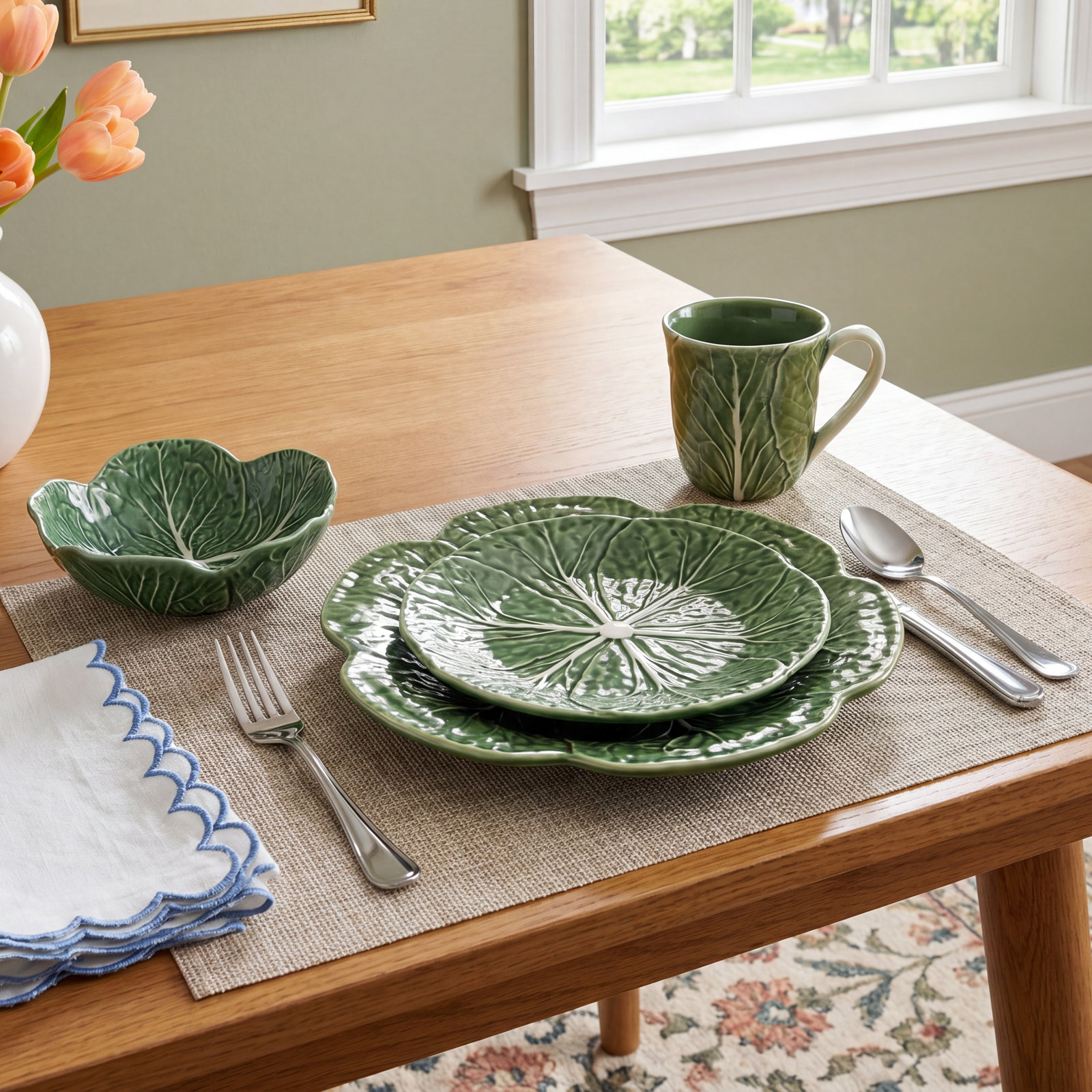 Bordallo Pinheiro Cabbage Cereal Bowl
