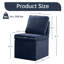 Chaise d'appoint rembourrée avec espace de rangement Harriotte-114201452