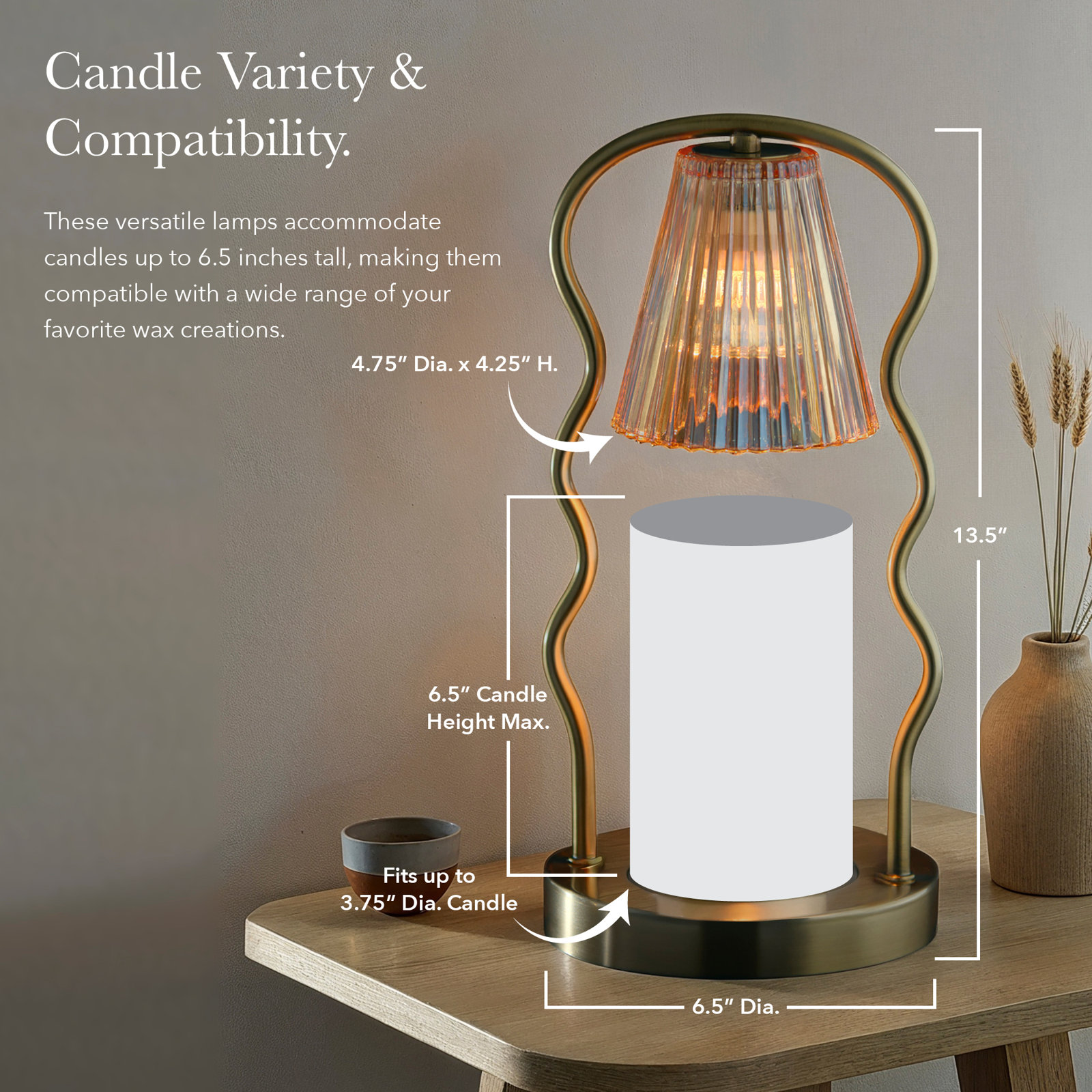 Chiara Candlewarmer Lamp