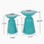 Ensemble de 2 tables d'appoint Serenita