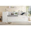 Lit de jour simple avec lit gigogne, structure de lit de jour en bois avec tiroirs de rangement et tablettes latérales-1670589160-1670589159