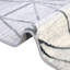 Tapis géométrique ivoire / gris Nuangola-517226178