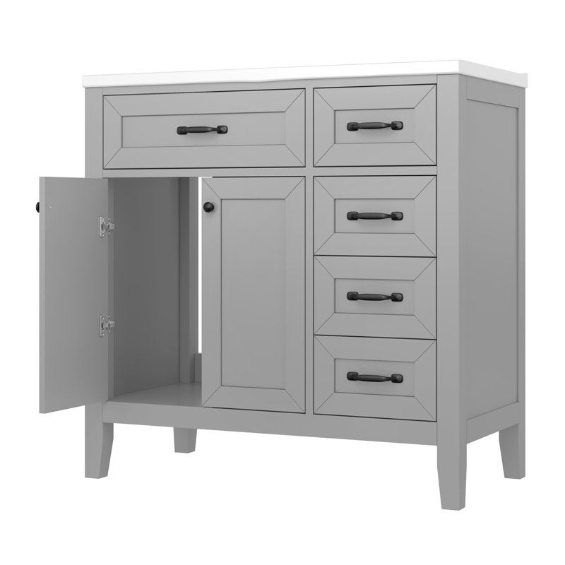 36" Bathroom Vanity with Sink Combo