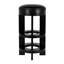 Berlin Upholstered Stool with Solid Wood Frame-1930746801