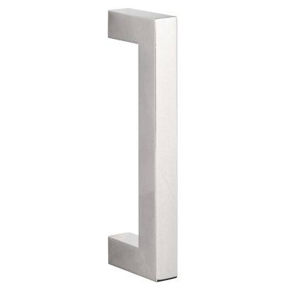 Poignée de porte de grange, 8 po, carrée, un côté