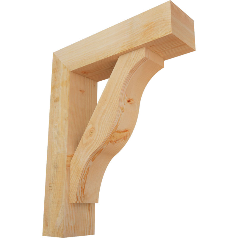 Support Funston Block avec support décalé, 38 x 30, Sapin Douglas de l 8 po (scié brut)