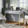 Bellevue Metal Base Writing Desk with Power Outlet