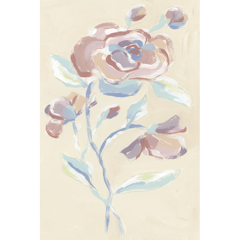 Tameisha Stem Fresco I by June Erica Vess - Wrapped Canvas Print, 122 cm H x 81 cm W