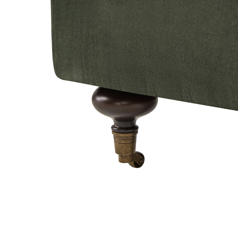 Upholstered Sofa, Green