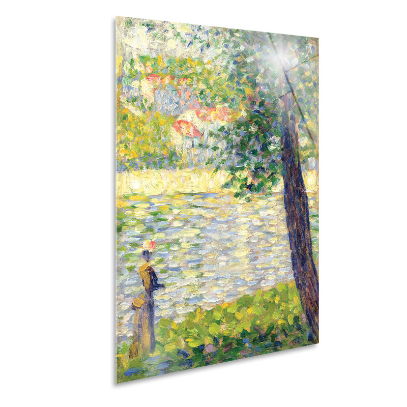 Afternoon Walk by Georges Seurat - No Frame Print, 100cm H x 70cm W, Plastic/Acrylic