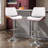 Xzayden Swivel Upholstered Adjustable Height Counter Stool,Bar Stool with Metal Frame-346393016-349276191