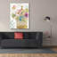 «Rainbow Seeds Romantic Birdcage I» par Lisa Audit, art mural sur toile-1387388135