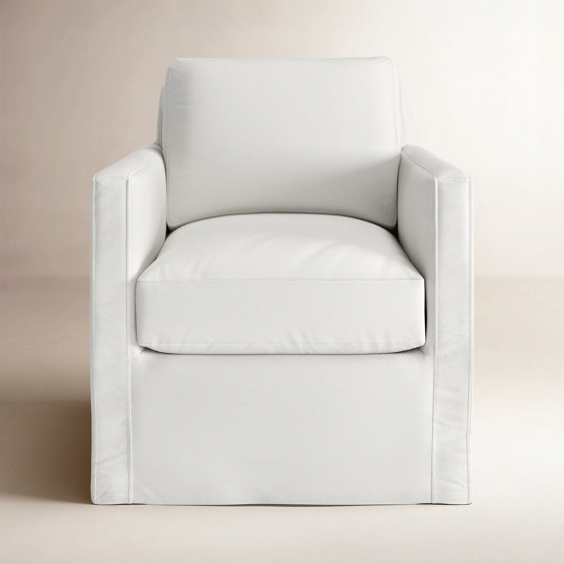 Savannah Swivel Armchair, Conversation Pearl Basketweave