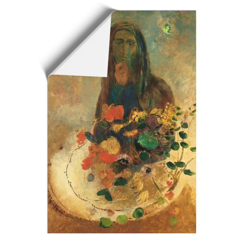 Mystery by Odilon Redon - Frameless Print, 59cm H x 42cm W x 0.1cm D