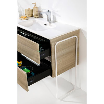 Meuble-lavabo simple 40 po avec comptoir