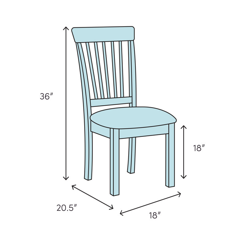 Chaise rembourrée en bois massif Venuction, Acajou