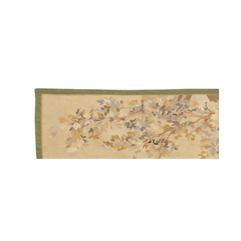 Hand-Knotted High-Quality Cream Runner
