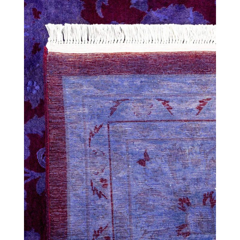 Fine Vibrance One-of-a-Kind 9'2" X 12'6" Hand Knotted Area Rug