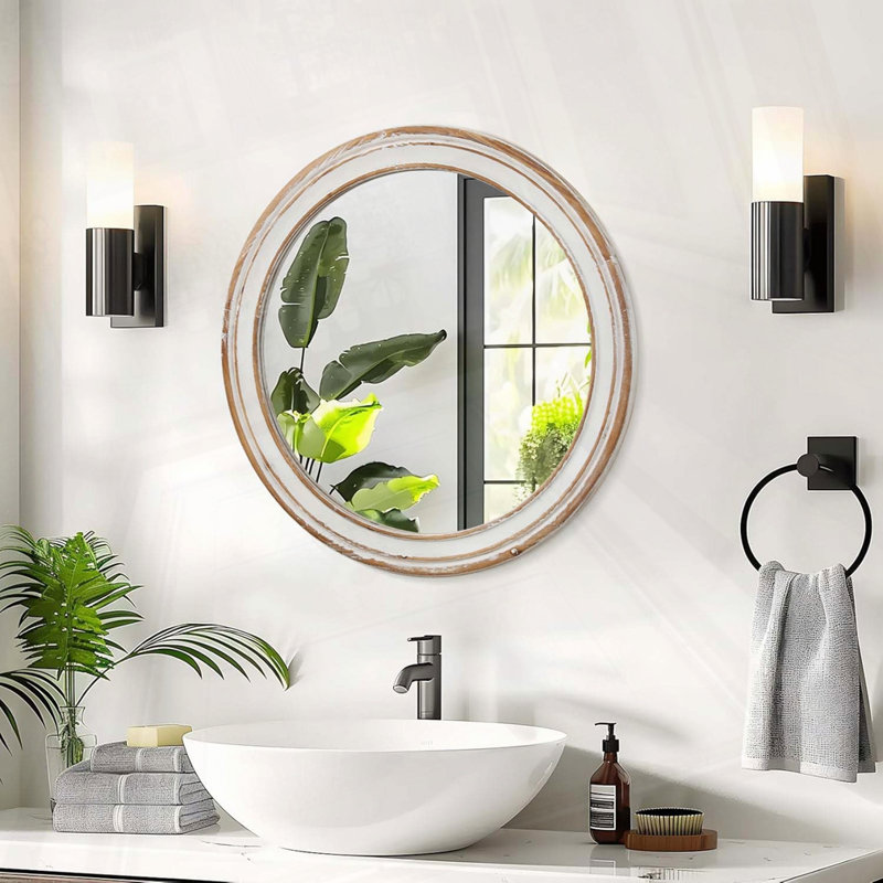 Miroir fonctionnel avec cabine, 23,6 po x 23,6 po