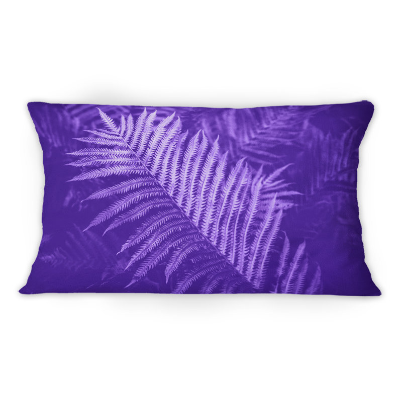 Macro de feuilles de buisson mauve ultra violet - imprimé tropical 1
