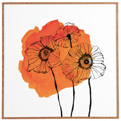 « orange pops », impression