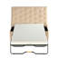 Lit convertible pliant beige 49,6 po, lit convertible, matelas à mémoire de forme, espace pour les appartements, tissu en lin avec motif, facile à assembler,-71224172