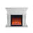 Abaigail 12.5'' W Silver Electric Stove