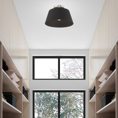 Barbora Fabric Semi Flush Mount