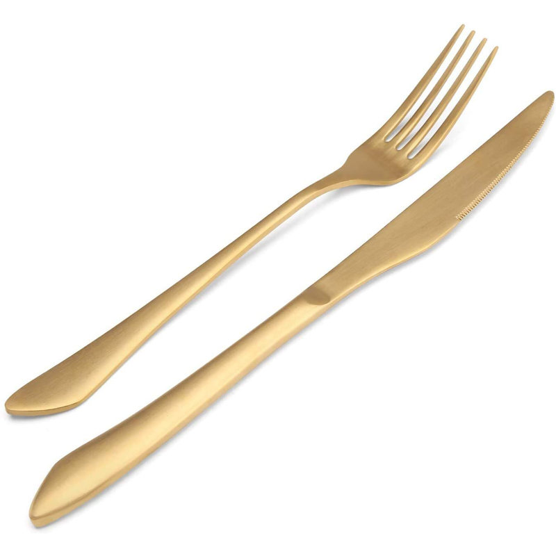 Ensemble de couverts 40 pièces pour 40 personnes, Or