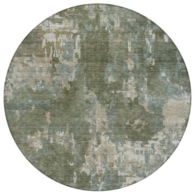 Machine Washable Indoor/Outdoor Chantille ACN2361 Casual Rug