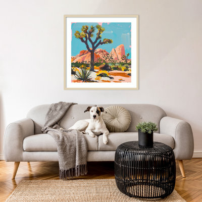 A Scenic View III by Walker Noble Wood Framed Wall Art Print