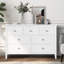Commode 7 tiroirs Modern White-1356559269