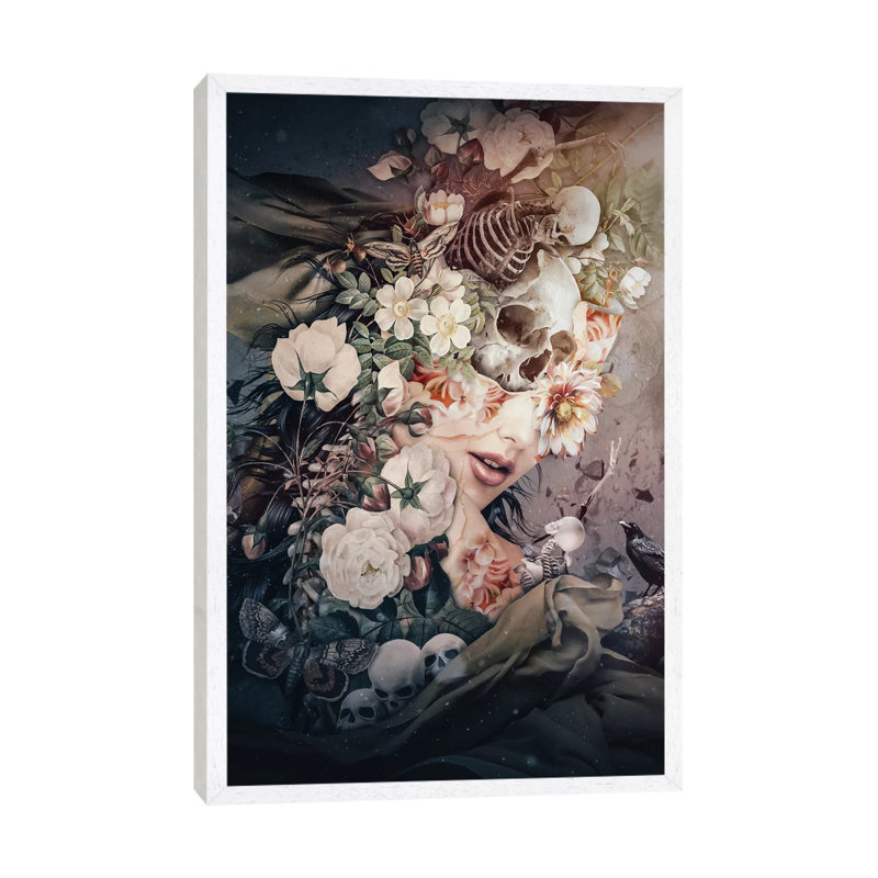 Dark To Light by Riza Peker - Print on Canvas, 101.6cm H x 66.04cm W x 3.81cm D, White Floater Framed