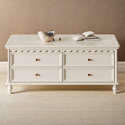 American vintage solid wood coffee table