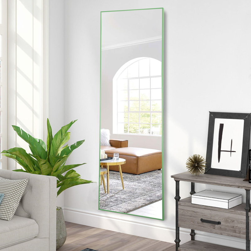 Miroir sur pied Koudia, 64 po x 21 po, Vert