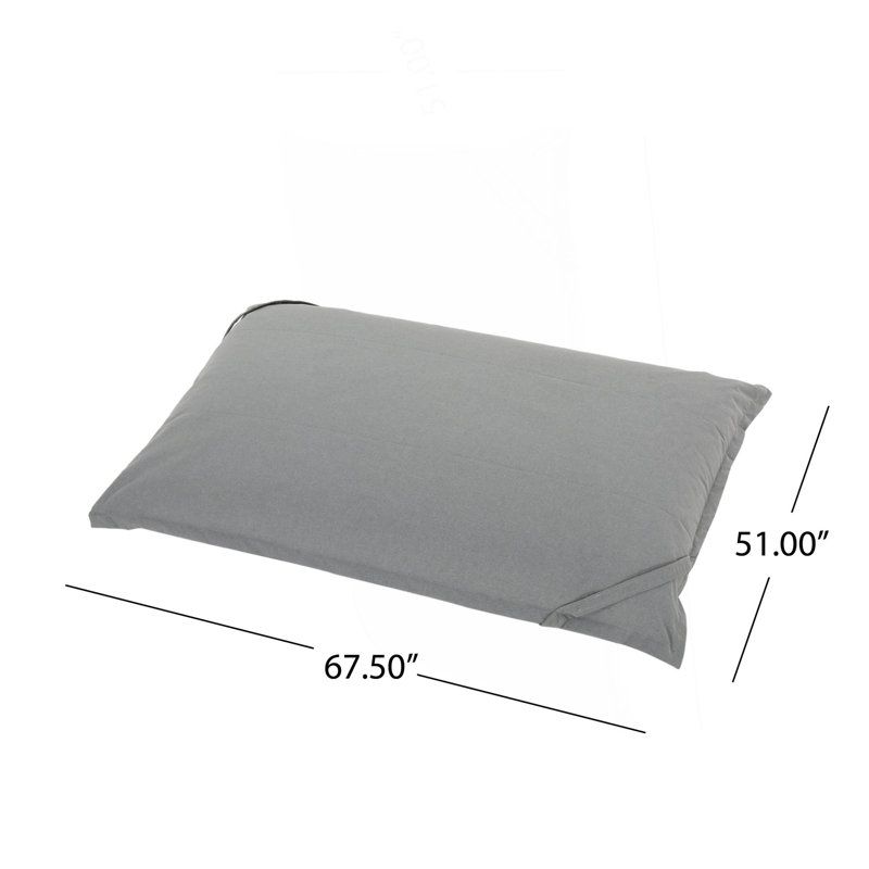 Camelia Water Resistant Indoor 5.5'X4' Lounger Bean Bag