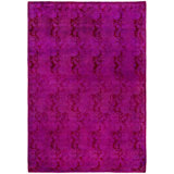 Overdyed One-of-a-Kind 4' 8" X 6' 9" Hand Knotted Area Rug
