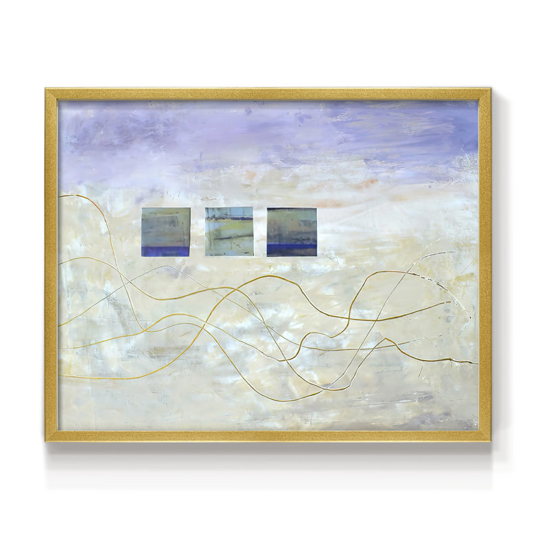 String Windows I -Framed Print - Restickable, 16" H x 20" W