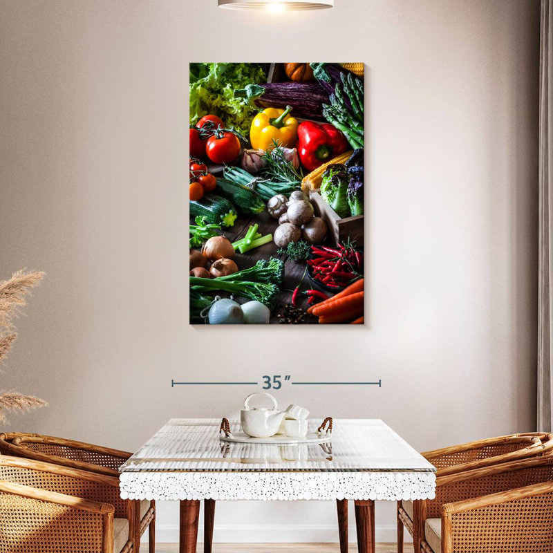 Yarlin Garden Grown Vegetables, 45" H x 30" W