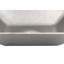 17" Modern Rectangle Hand Forged Old World Copper Vessel Sink in Nickel