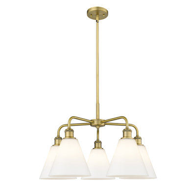 Lustre cône à 5 lumières Beva
