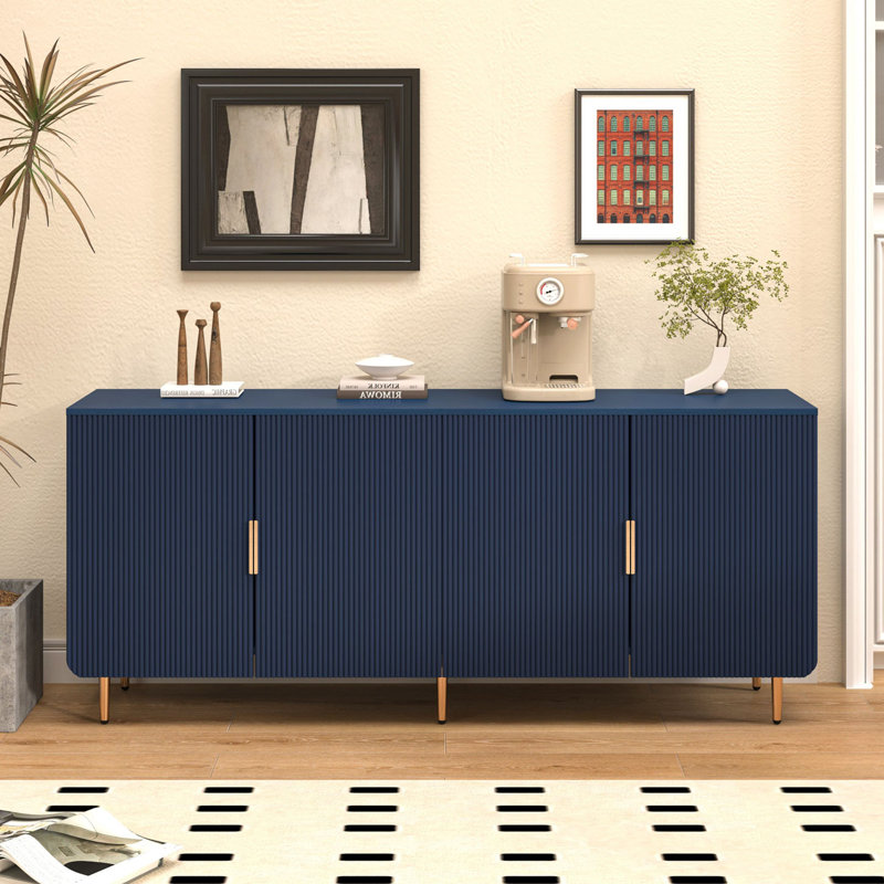 Commode, buffet, service de buffet, Bleu antique